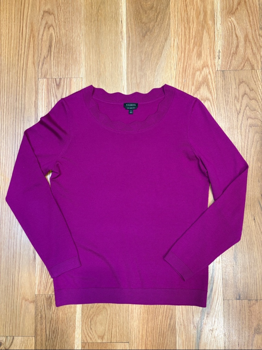 Women’s Talbots 100% Merino Wool Sweater, Size Small